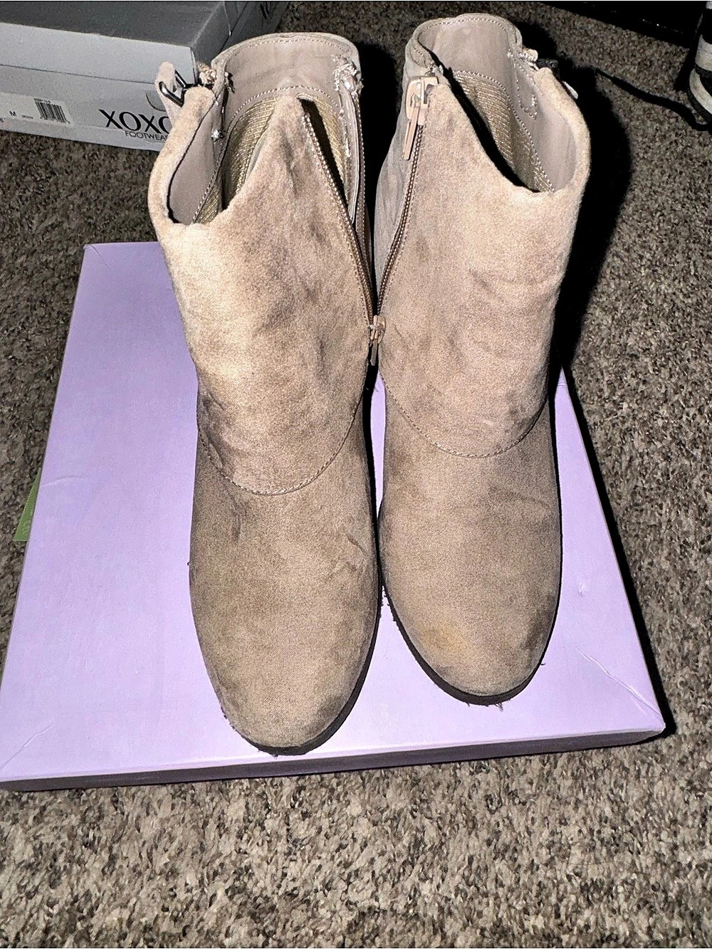 Madden Girl Destroy Ankle Boots Taupe US 6.5